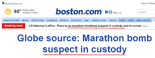 Illustration for article titled Reports: Suspect Identified In Boston Bombings
